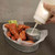 TableCraft Products 124C-1 24 oz Clear Natural Cone Tip Natural Top Squeeze Bottle