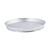 TableCraft Products GP12 12 1/2" Dia. x 1 1/4 Round Galvanized Steel Galvanized Collection Dinner Platter