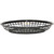 TableCraft Products 1084BK Black Oval Jumbo Plastic Basket