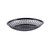 TableCraft Products 1084BK Black Oval Jumbo Plastic Basket