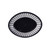 TableCraft Products 1084BK Black Oval Jumbo Plastic Basket
