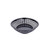 TableCraft Products 1084BK Black Oval Jumbo Plastic Basket