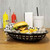 TableCraft Products 1084BK Black Oval Jumbo Plastic Basket