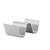 TableCraft Products TRS12 3 5/8" W x 2 1/4" D x 1 1/2" H Stainless Steel Solid Taco Taxi Server