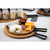 TableCraft Products 10080 12" D x 3/5" H x 16 3/4" W Light Brown Round Industrial Collection Serving Paddle