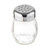 TableCraft Products P260CH 6 Oz. Chrome Plated Perforated Plastic Top Swirl Polycarbonate Jar Shaker - 12/Case