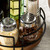 TableCraft Products P260CH 6 Oz. Chrome Plated Perforated Plastic Top Swirl Polycarbonate Jar Shaker - 12/Case