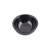 TableCraft Products RAM2RBK 2 Oz. Round Melamine Black Ribbed SaferFoods Solutions Ramekin - 12/Case