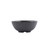 TableCraft Products RAM2RBK 2 Oz. Round Melamine Black Ribbed SaferFoods Solutions Ramekin - 12/Case
