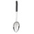 TableCraft Products AM5363BK 8 Oz. Solid Stainless Steel Antimicrobial Spoon With 14 1/2" L Black Vinyl Coated Handle