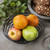 TableCraft Products BK17510  10" W x 10" D x 3H Black Round Artisan Collection Basket