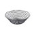 TableCraft Products BK17510  10" W x 10" D x 3H Black Round Artisan Collection Basket