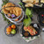 TableCraft Products BK17510  10" W x 10" D x 3H Black Round Artisan Collection Basket