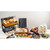 TableCraft Products CRATE11BK 20.88" W x 12.75" D x 2.75" H Black Full Size Gastro Serving / Display Crate Fits 1/1 GN Pan
