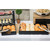 TableCraft Products CRATE11BK 20.88" W x 12.75" D x 2.75" H Black Full Size Gastro Serving / Display Crate Fits 1/1 GN Pan