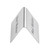 TableCraft Products B7 2 1/2" x 2" Stainless Steel "Hot Water" Buffet Tent
