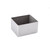 TableCraft Products 1157 3 1/4" W x 2 1/2" D x 1 3/4" H Rectangular Stainless Steel Sugar Packet Holder