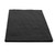TableCraft Products MG3 12 3/4" W x 6 7/8" D Black Rectangular Melamine Frostone Collection Display Tray