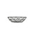 TableCraft Products 10463 8" W x 2" D Black Round Powder Coated Steel Delta Series Wire Basket