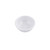 TableCraft Products RAM2RW 2 Oz. Round Melamine White Ribbed SaferFoods Solutions Ramekin - 12/Case