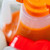 TableCraft Products PP64x 64 Oz. Clarified Polypropylene Orange Option Dispenser