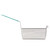 TableCraft Products 42 25" W x 6-1/2" D x 13-1/2" H Rectangular Nickel Plated Steel Fry Basket