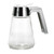 TableCraft Products 1271 12 Oz. Chrome Plated ABS Top Modern Glass Dispenser