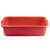 TableCraft Products 1529R 21 1/2" W x 15 3/4" D x 5" H Red Tote Box