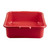 TableCraft Products 1529R 21 1/2" W x 15 3/4" D x 5" H Red Tote Box