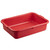 TableCraft Products 1529R 21 1/2" W x 15 3/4" D x 5" H Red Tote Box