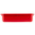 TableCraft Products 1529R 21 1/2" W x 15 3/4" D x 5" H Red Tote Box