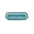 TableCraft Products 1079FG 11.75" x 8.5" x 1.5" Forest Green Rectangular Polypropylene Más Grande Platter Basket - 36/Case