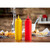 TableCraft Products 112KM 12 Oz. Cash And Carry Squeeze Bottle Set