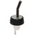 TableCraft Products 1810 Chrome Plated Spout Plastic Black Collar Cash & Carry Free Flow Whiskey Pourer