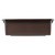 TableCraft Products 1557BR 21" W x 17" D x 7" H Brown Tote Box