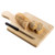 TableCraft Products 79K 13 1/2" W x 7 1/2" D x 3/4" H Natural Finish Wood Bread Board With Knife Slot
