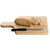TableCraft Products 79K 13 1/2" W x 7 1/2" D x 3/4" H Natural Finish Wood Bread Board With Knife Slot