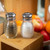 TableCraft Products BH2 2 Oz. Clear Glass Beehive Collection Salt Or Pepper Shaker With Stainless Steel Tops - 24/Case