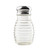 TableCraft Products BH2 2 Oz. Clear Glass Beehive Collection Salt Or Pepper Shaker With Stainless Steel Tops - 24/Case
