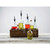 TableCraft Products H933 17 Oz. Clear Cash & Carry Sottile Glass Bottle With Stainless Steel Pourer