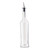 TableCraft Products H933 17 Oz. Clear Cash & Carry Sottile Glass Bottle With Stainless Steel Pourer