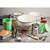 TableCraft Products H722A 5-Piece Stainless Steel Cash & Carry Measuring Spoon Set - 12/Case