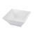 TableCraft Products MB94 3 4/5 Qt. 10" W x 10" D x 4" H White Square Melamine Frostone Collection Bowl