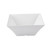 TableCraft Products MB94 3 4/5 Qt. 10" W x 10" D x 4" H White Square Melamine Frostone Collection Bowl