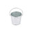 TableCraft Products GT44 16 1/2 Oz. 4" Dia. x 4" Round Galvanized Steel Galvanized Collection Pail