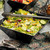 TableCraft Products BKMB125 6.75 Qt. Black Square Frostone Collection Bowl