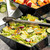 TableCraft Products BKMB125 6.75 Qt. Black Square Frostone Collection Bowl