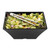 TableCraft Products BKMB125 6.75 Qt. Black Square Frostone Collection Bowl