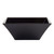 TableCraft Products BKMB125 6.75 Qt. Black Square Frostone Collection Bowl