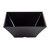 TableCraft Products BKMB125 6.75 Qt. Black Square Frostone Collection Bowl